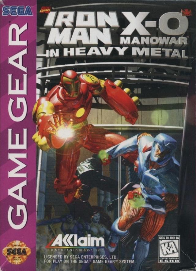 Iron Man X-O Manowar in Heavy Metal Sega Game Gear