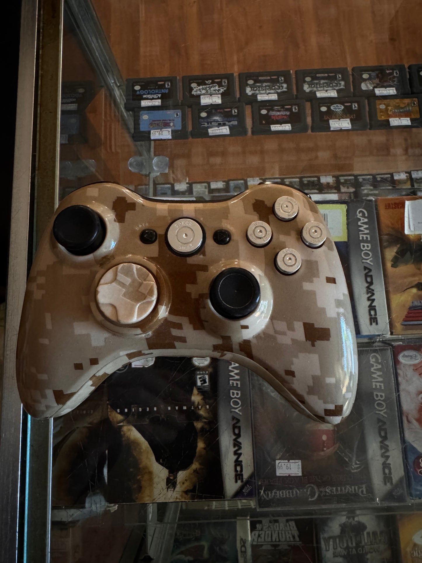 Camo Gun Wireless Controller Xbox 360