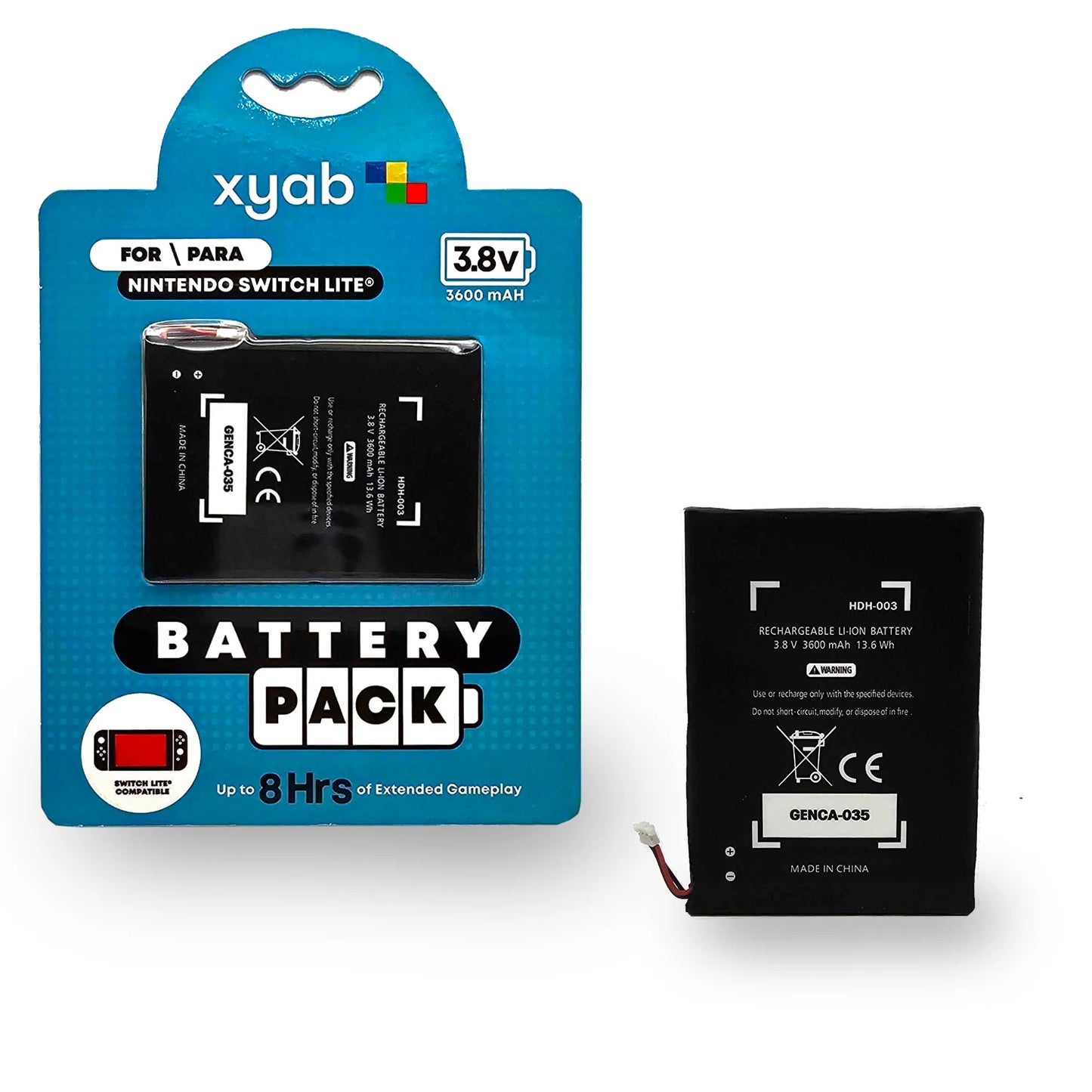 XYAB Switch Lite Battery Pack 3600 mAh Nintendo Switch