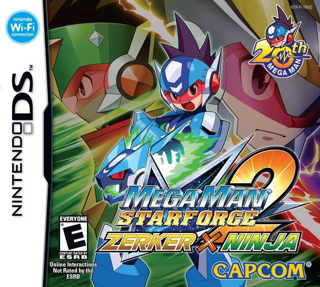 Mega Man Star Force 2 Zerker X Ninja Nintendo DS