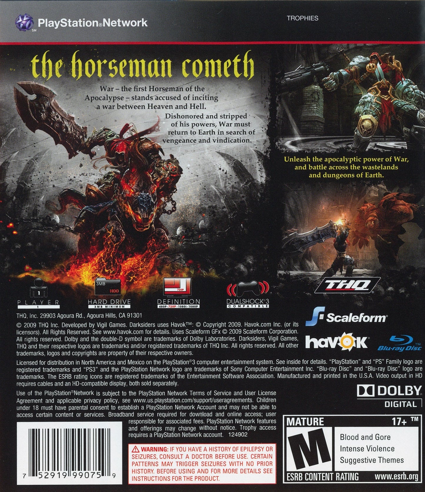 Darksiders Playstation 3