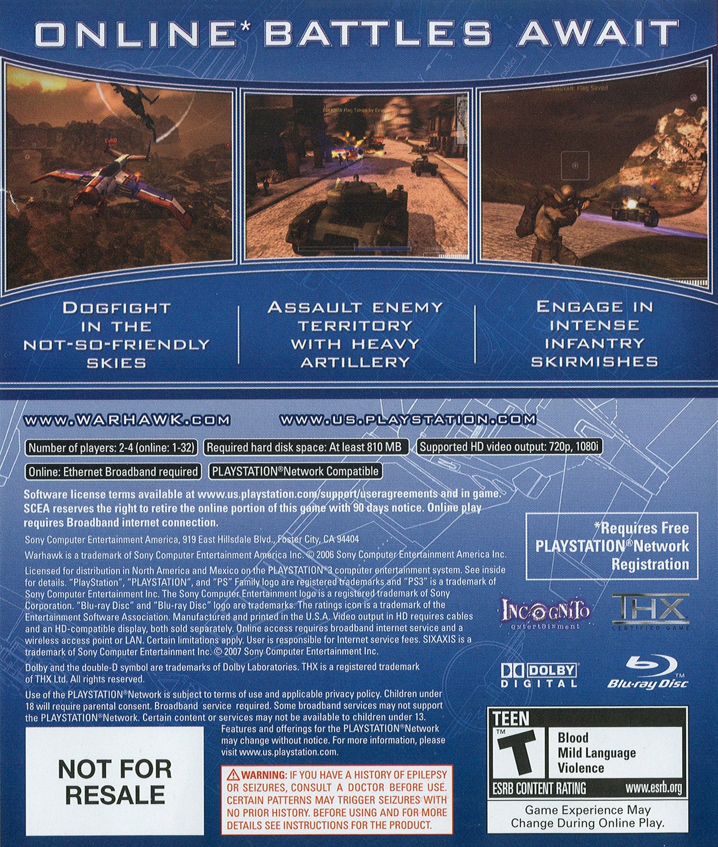 Warhawk Playstation 3