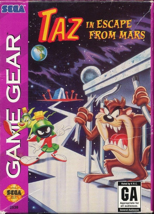 Taz in Escape from Mars Sega Game Gear
