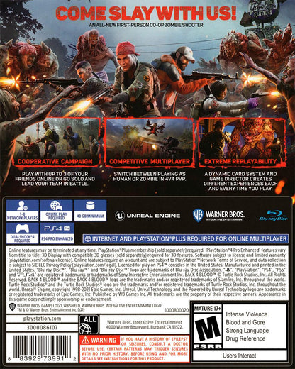 Back 4 Blood Playstation 4