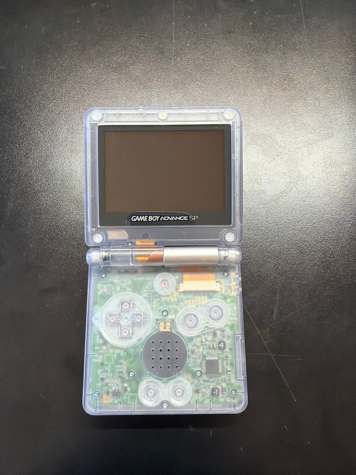 Glacier Blue (Reshell) Gameboy Advance SP (AGS-101)