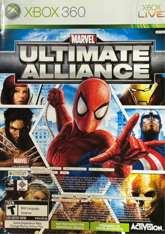 Marvel Ultimate Alliance & Forza 2 Xbox 360