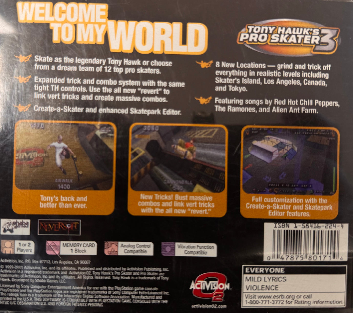 Tony Hawk 3 Playstation