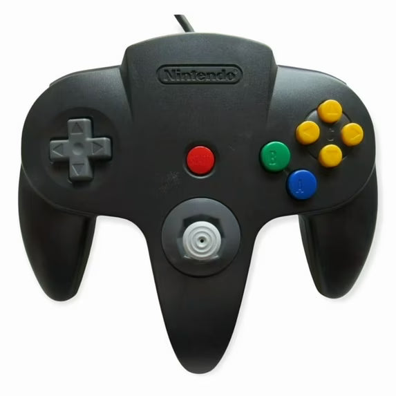Black N64 Controller Nintendo 64