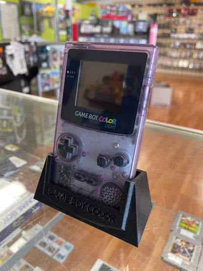 Atomic Purple Shell-Replaced Modded IPS Gameboy Color System Gameboy Color