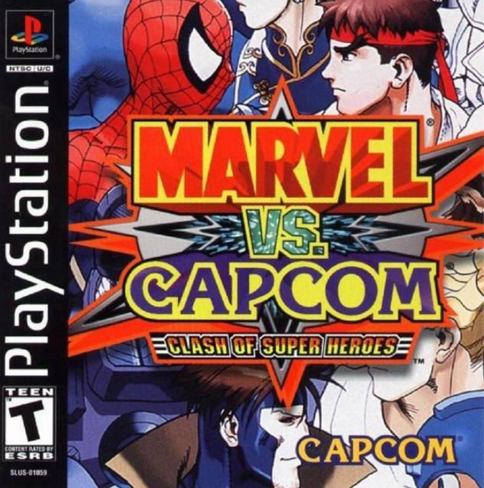 Marvel Vs. Capcom Clash Of Super Heroes Playstation