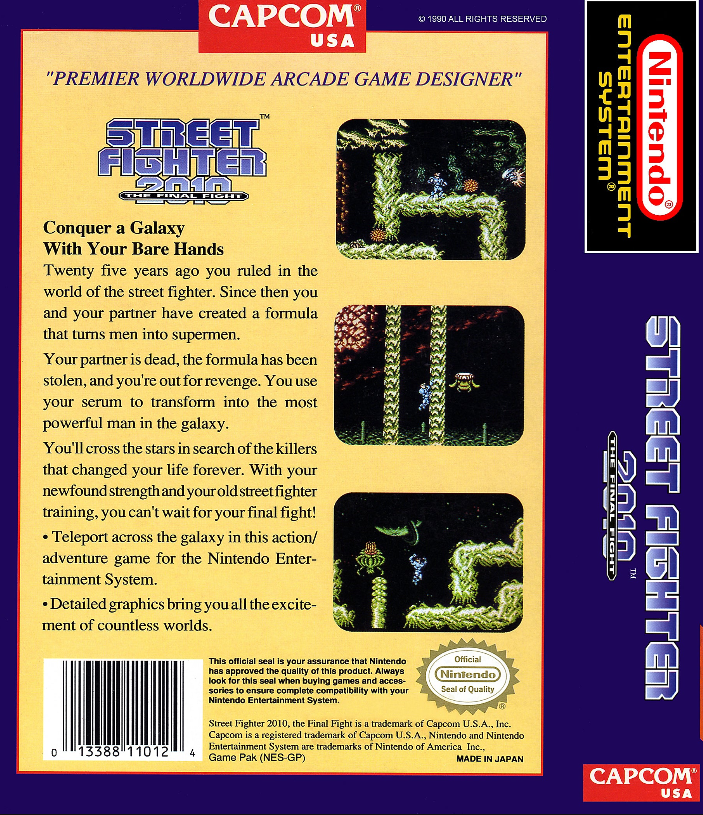 Street Fighter 2010 The Final Fight NES