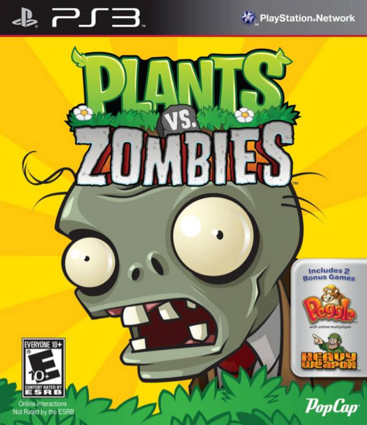 Plants Vs. Zombies Playstation 3