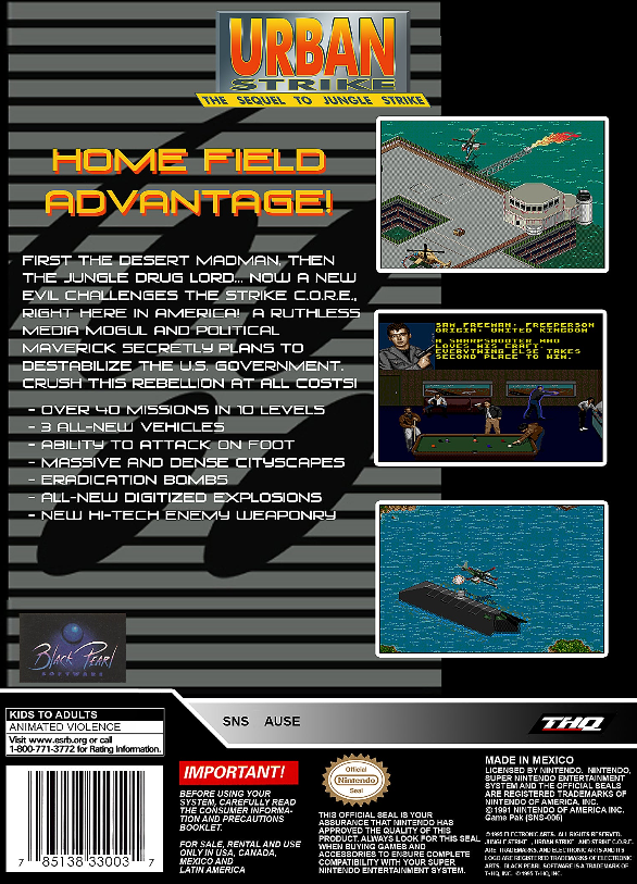 Urban Strike Super Nintendo