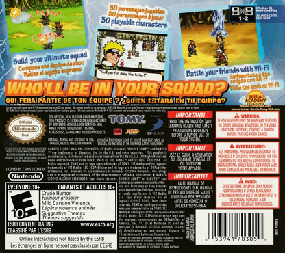 Naruto Path of the Ninja 2 Nintendo DS