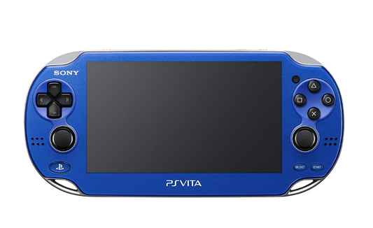 Playstation 	Sapphire Blue Wi-Fi JP Playstation Vita (PCH-1000)