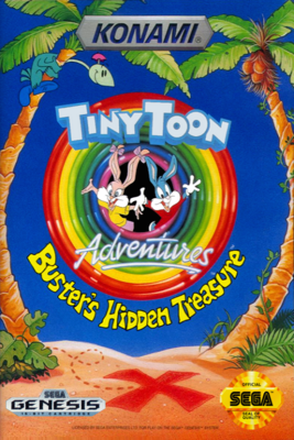 Tiny Toon Adventures Buster's Hidden Treasure Sega Genesis