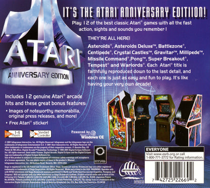 Atari Anniversary Edition Sega Dreamcast