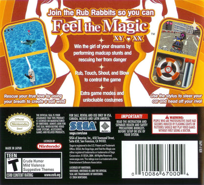 Feel the Magic XY XX Nintendo DS