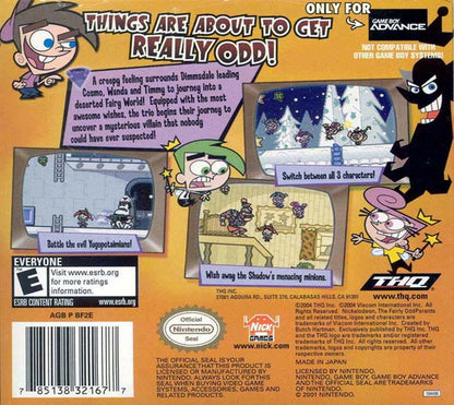 Fairly Odd Parents Shadow Showdown GameBoy Advance