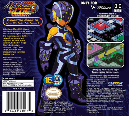 Mega Man Battle Network 3 Blue GameBoy Advance