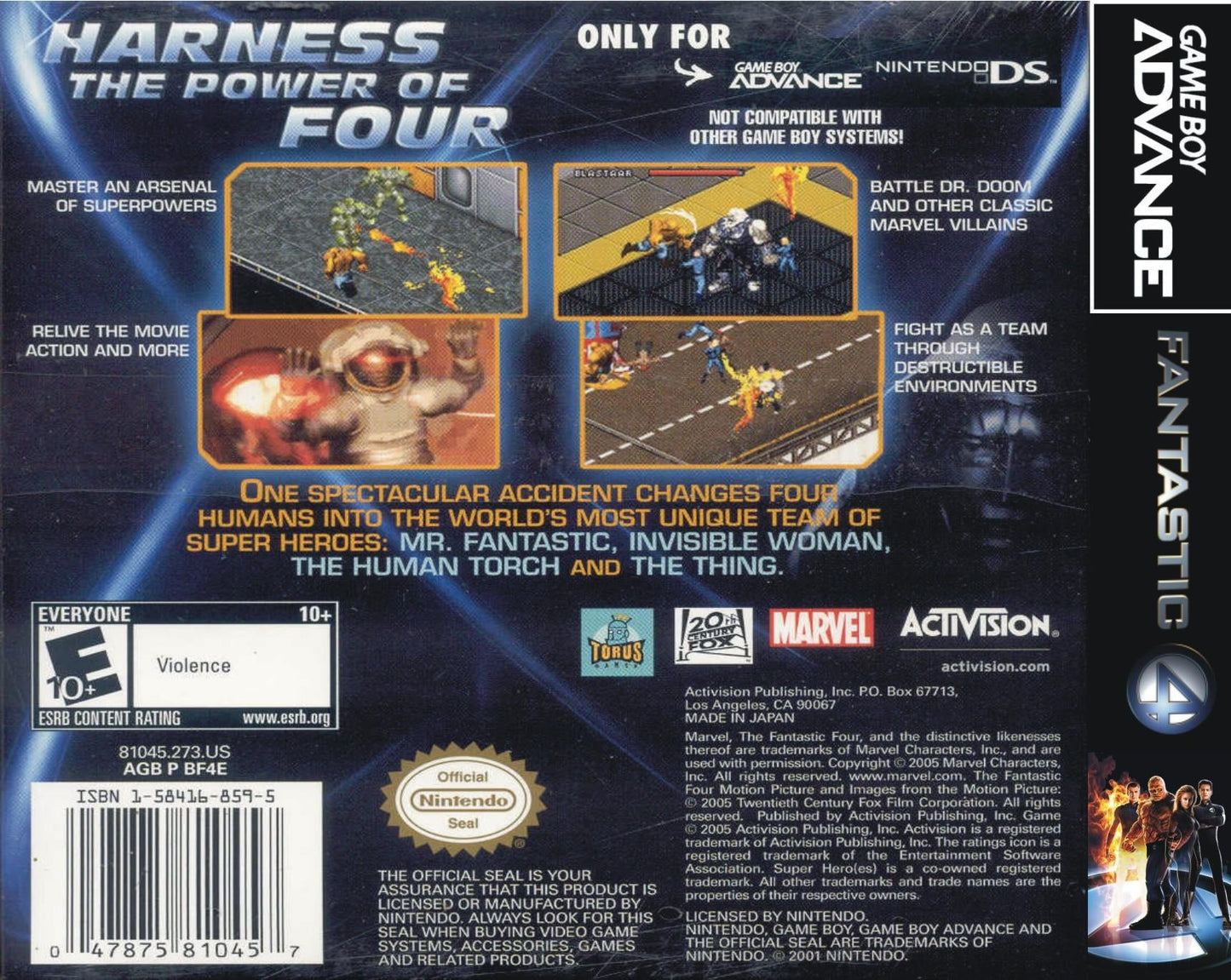 Fantastic 4 GameBoy Advance