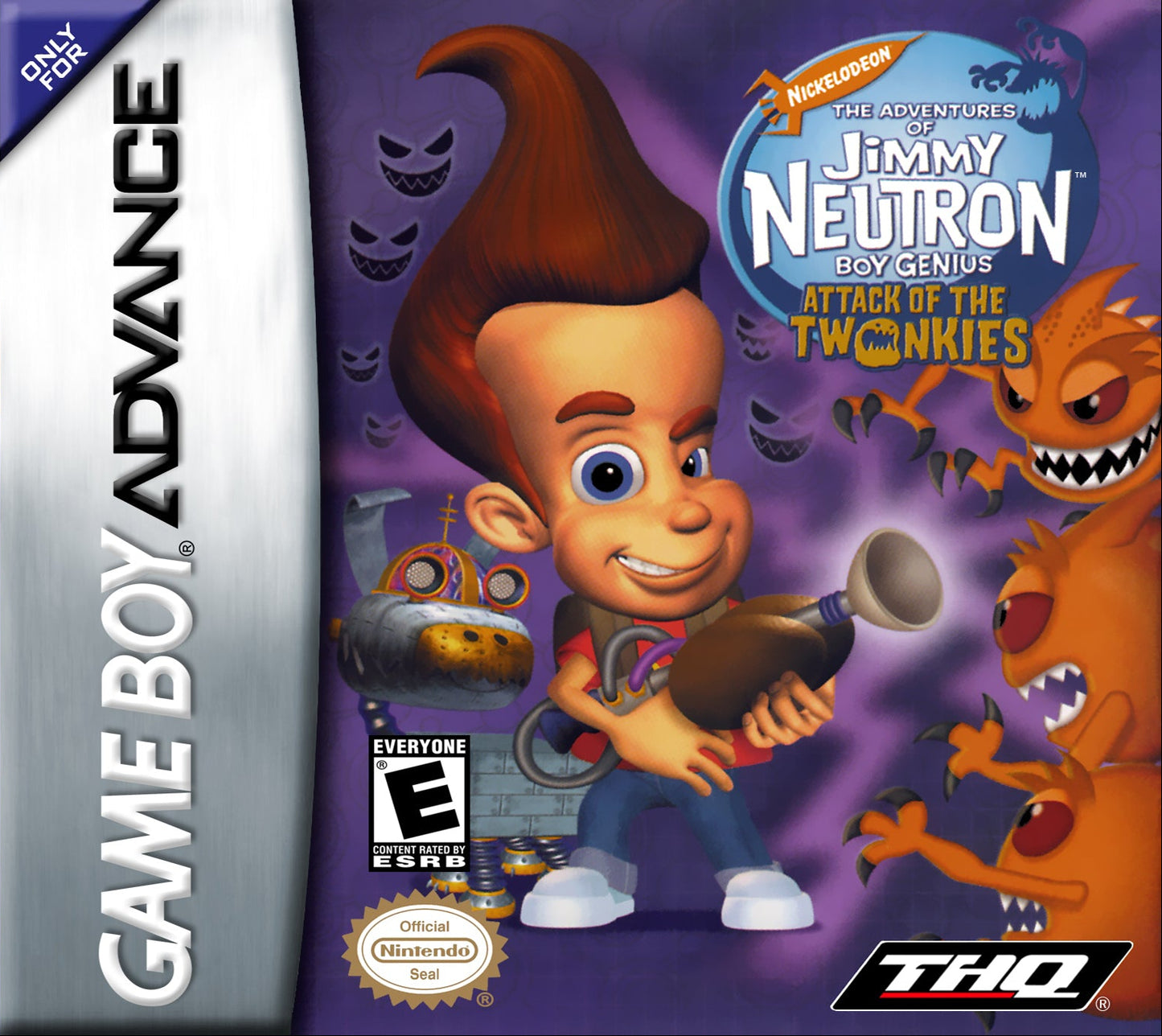 Jimmy Neutron Attack of the Twonkies GameBoy Advance