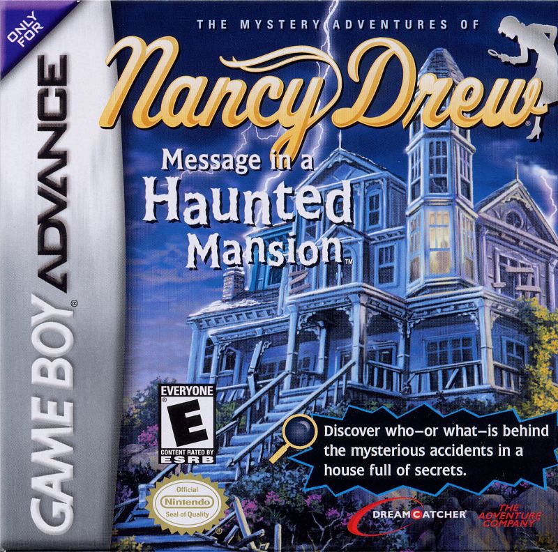 Nancy Drew Message in a Haunted Mansion GameBoy Advance