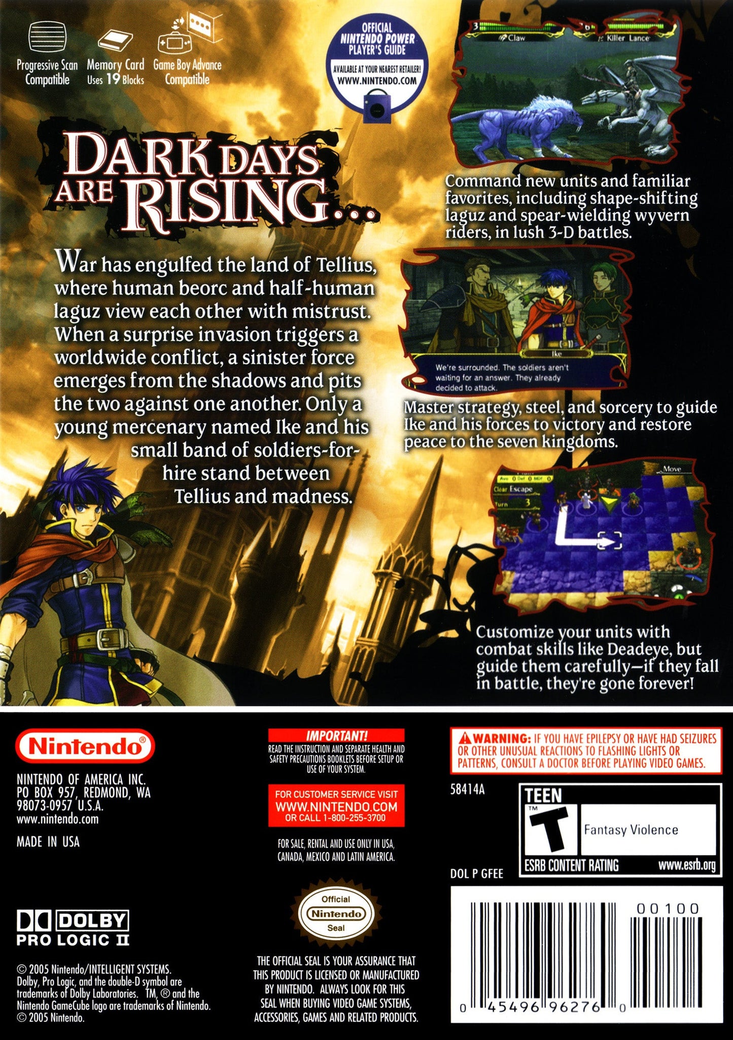 Fire Emblem Path Of Radiance Gamecube