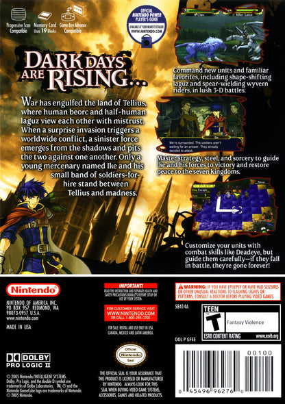 Fire Emblem Path Of Radiance Gamecube