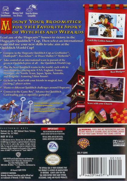 Harry Potter Quidditch World Cup Gamecube