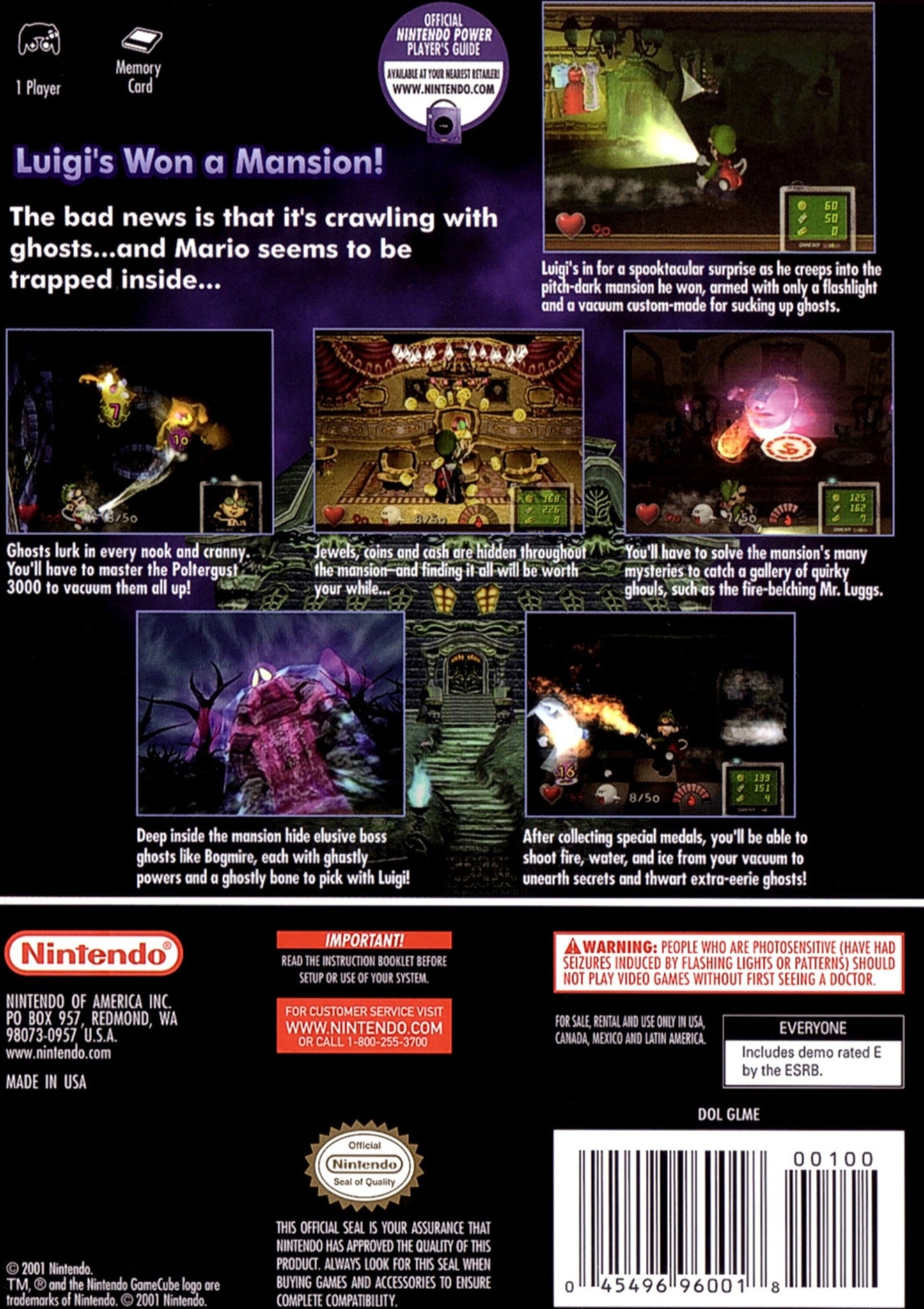 Luigi's Mansion Gamecube