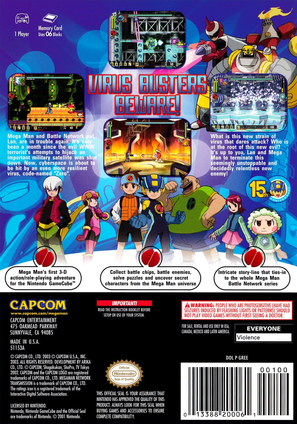 Mega Man Network Transmission Gamecube