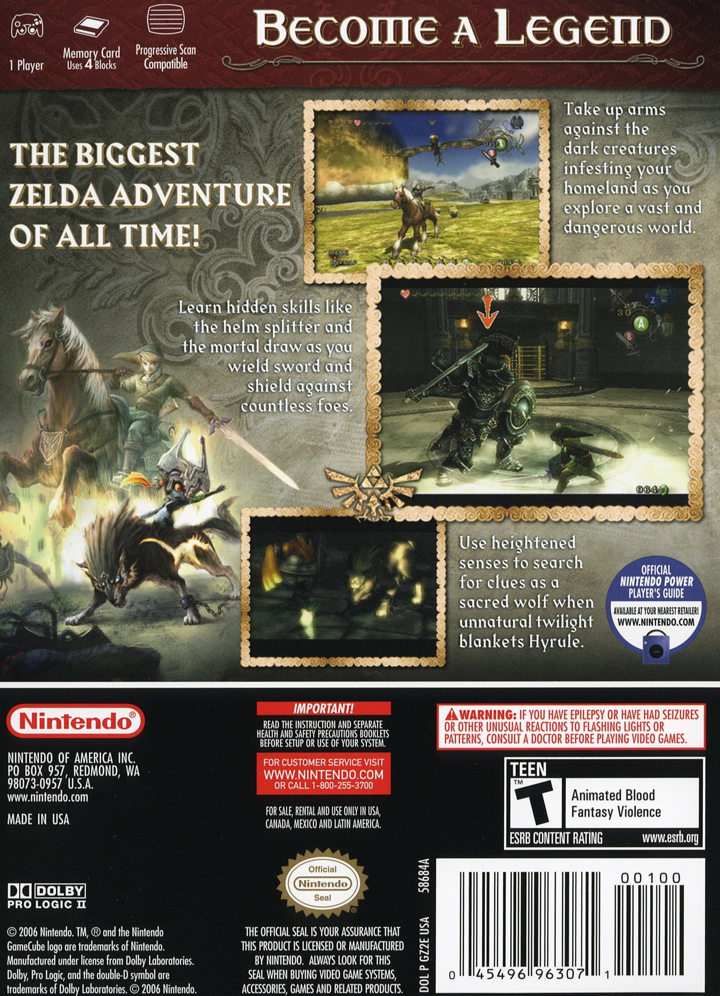 Zelda Twilight Princess Gamecube