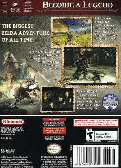 Zelda Twilight Princess Gamecube
