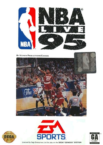 NBA Live 95 Sega Genesis
