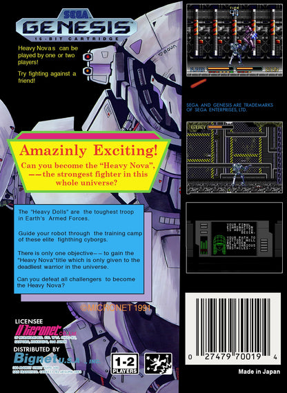 Heavy Nova Sega Genesis