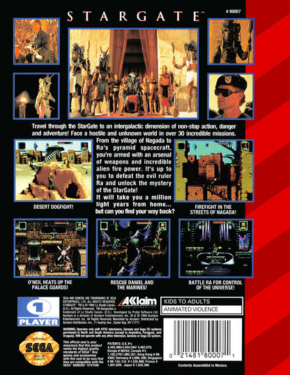 Stargate Sega Genesis