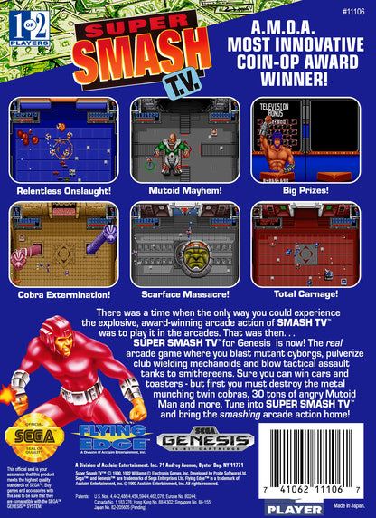 Super Smash TV Sega Genesis