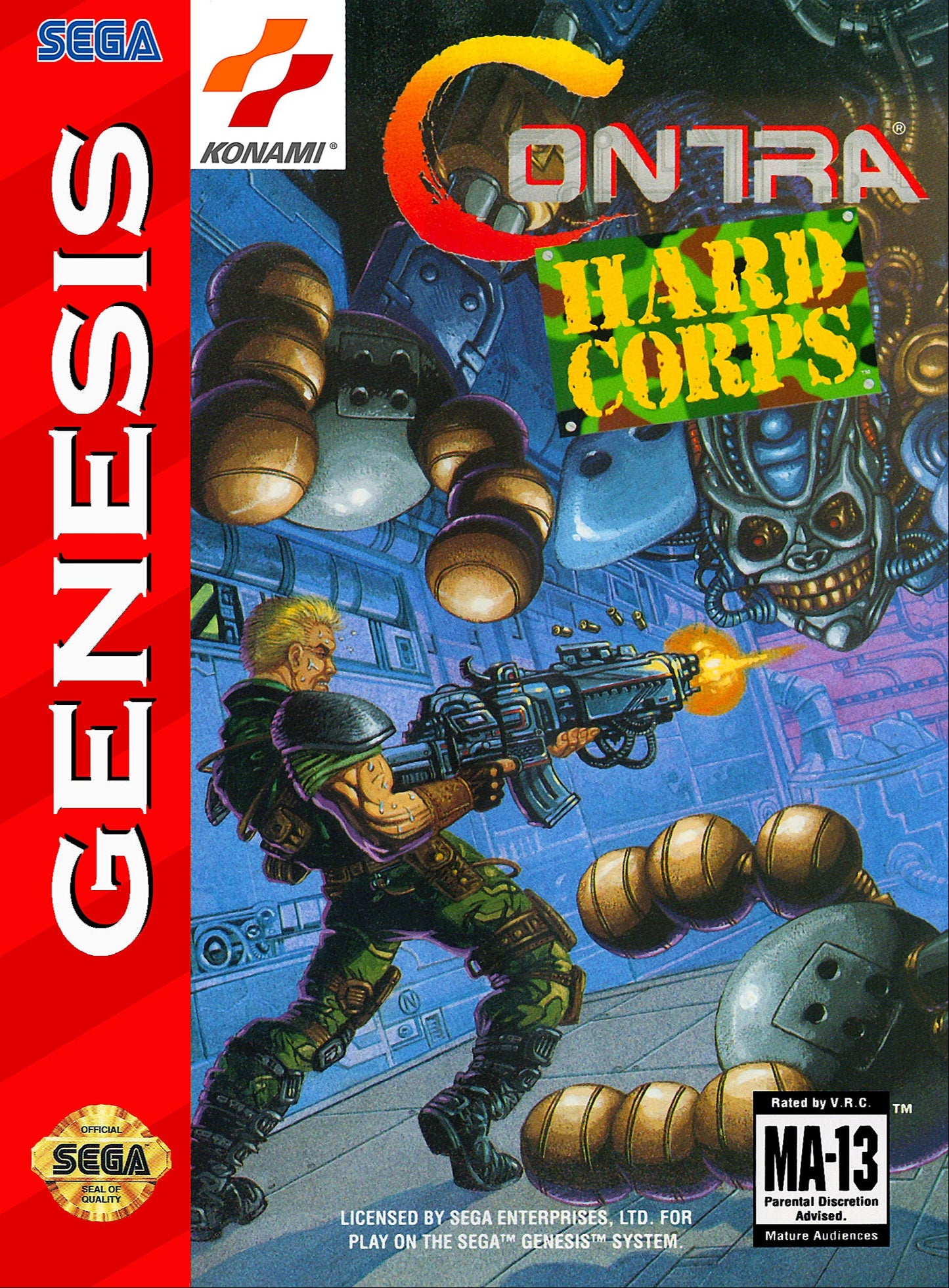 Contra Hard Corps Sega Genesis