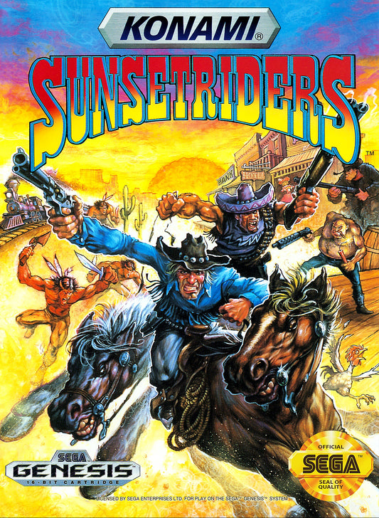 Sunset Riders Sega Genesis