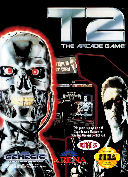 T2 The Arcade Game Sega Genesis