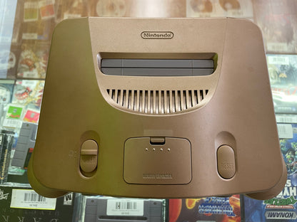 Gold N64 Console JP Nintendo 64