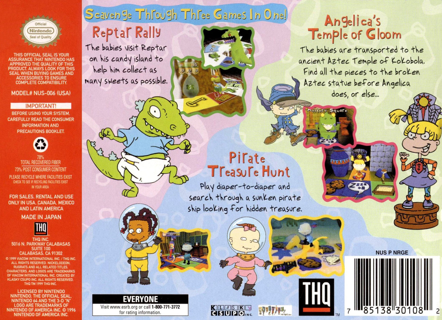 Rugrats Scavenger Hunt Nintendo 64
