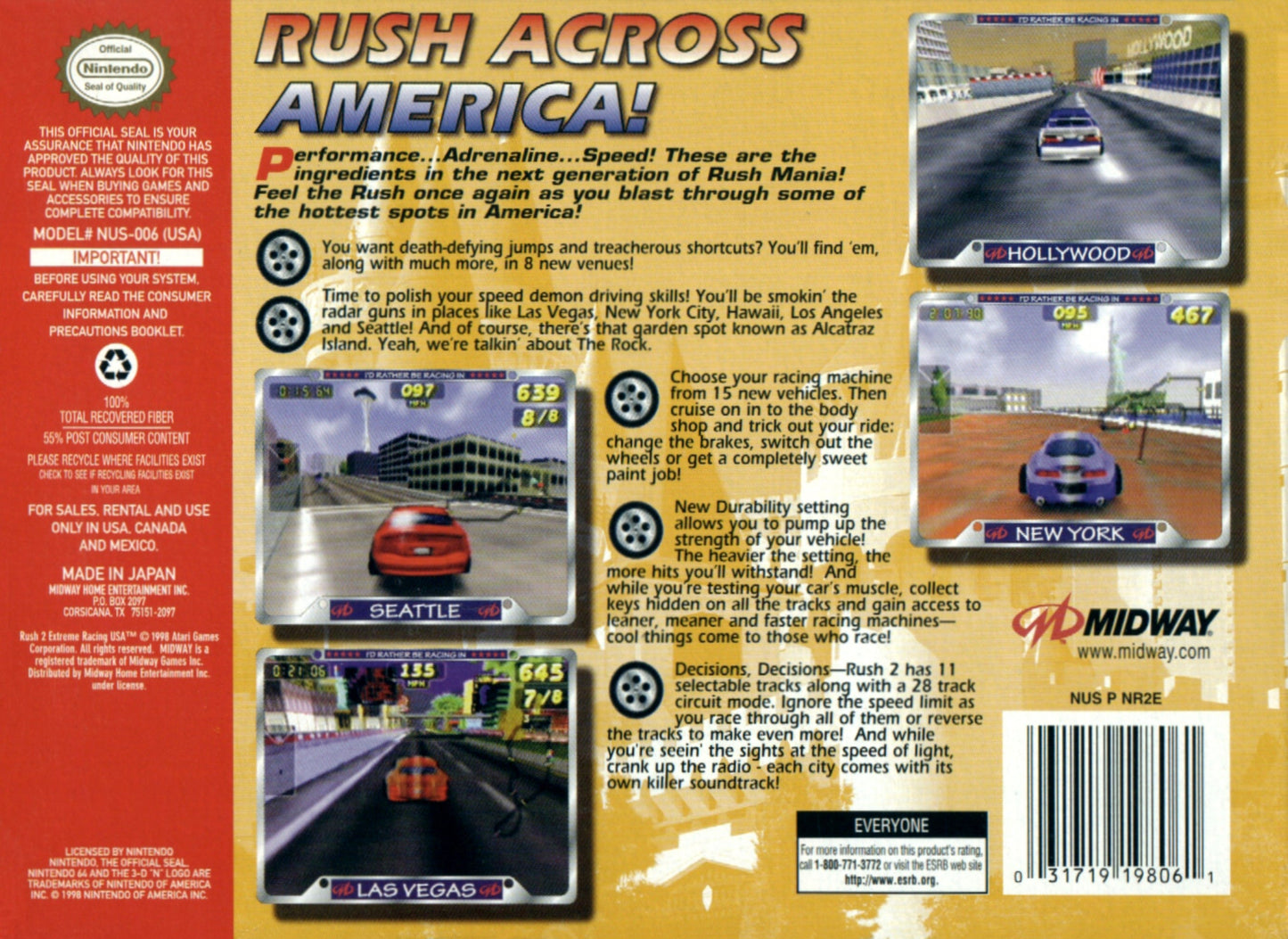 Rush 2 Nintendo 64