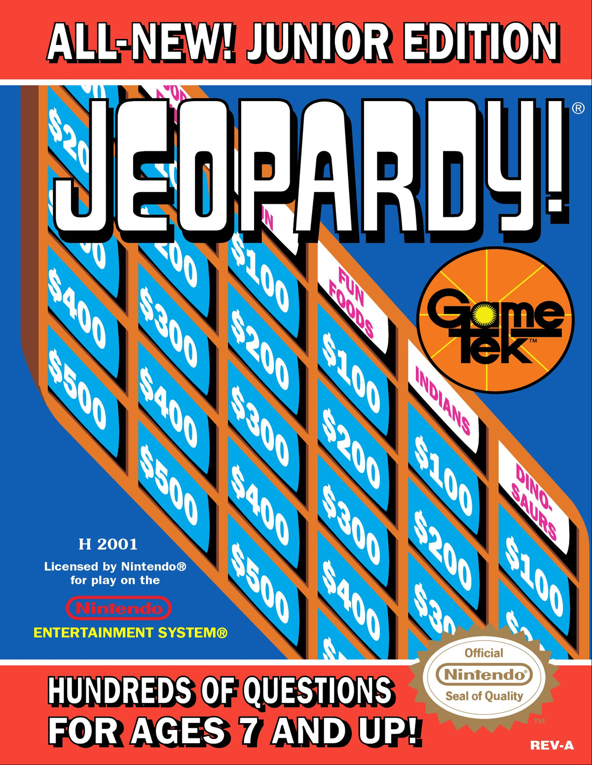Jeopardy Jr NES