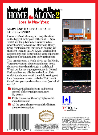 Home Alone 2 Lost In New York NES