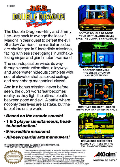 Double Dragon II NES