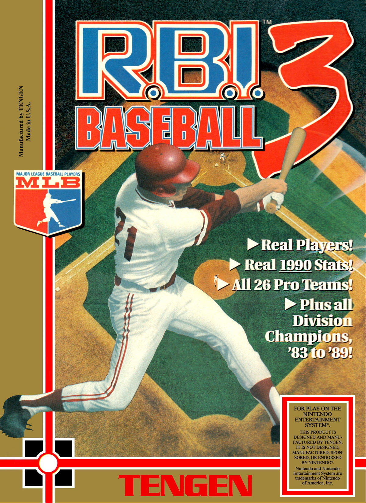 RBI Baseball 3 NES