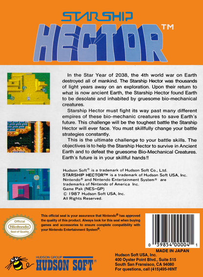 Starship Hector NES