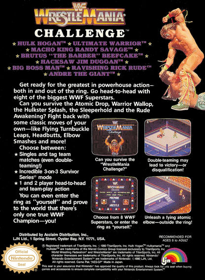 WWF Wrestlemania Challenge NES
